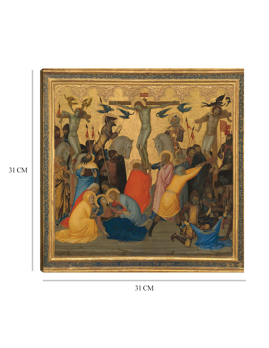 Foto 6 | Cuadro Decorativo - Escenas De La Pasión De Cristo: La Crucifixión [panel Central]- Andrea Vanni - 31x31 - Fine Art Tj