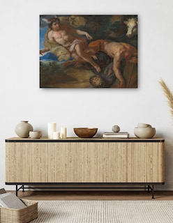 Foto 5 | Cuadro Decorativo - Mercurio Rescata Al Io Disfrazado Después De Decapitar - Johann Michael Rottmayr - 69x92 - Fine A