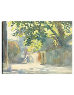 Foto 1 | Cuadro Decorativo - Pared Iluminada Por El Sol Debajo De Un Árbol (c. 1913)- John Singer Sargent - Ciudades -10