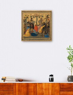 Foto 5 | Cuadro Decorativo - Escenas De La Pasión De Cristo: La Crucifixión, Década De 1380- Andrea Vanni - 105x105 - Fine Art
