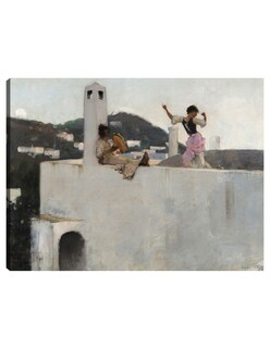 Foto 1 | Cuadro Decorativo - La Chica Capri En La Azotea (1878)- John Singer Sargent - Fotografía - 46x61-impresión En