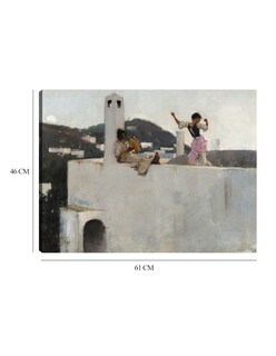 Foto 6 | Cuadro Decorativo - La Chica Capri En La Azotea (1878)- John Singer Sargent - Fotografía - 46x61-impresión En