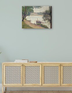 Foto 4 | Cuadro Decorativo - Tiempo Gris, Grande Jatte (hacia 1886-1888)- Georges Seurat - Paisaje - 28x36 - Fine Art Tj