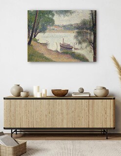 Foto 5 | Cuadro Decorativo - Tiempo Gris, Grande Jatte (hacia 1886-1888)- Georges Seurat - Paisaje - 28x36 - Fine Art Tj