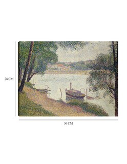 Foto 6 | Cuadro Decorativo - Tiempo Gris, Grande Jatte (hacia 1886-1888)- Georges Seurat - Paisaje - 28x36 - Fine Art Tj