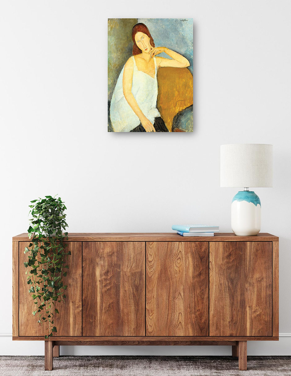 Foto 3 pulgar | Cuadro Decorativo - Jeanne Hébuterne (1898-1920) Arte Mural- Amedeo Modigliani - Fotografía - 46x61 - Fine Art Tj