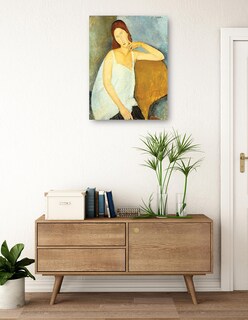 Foto 3 | Cuadro Decorativo - Jeanne Hébuterne (1898-1920) Arte Mural- Amedeo Modigliani - Fotografía - 46x61 - Fine Art Tj