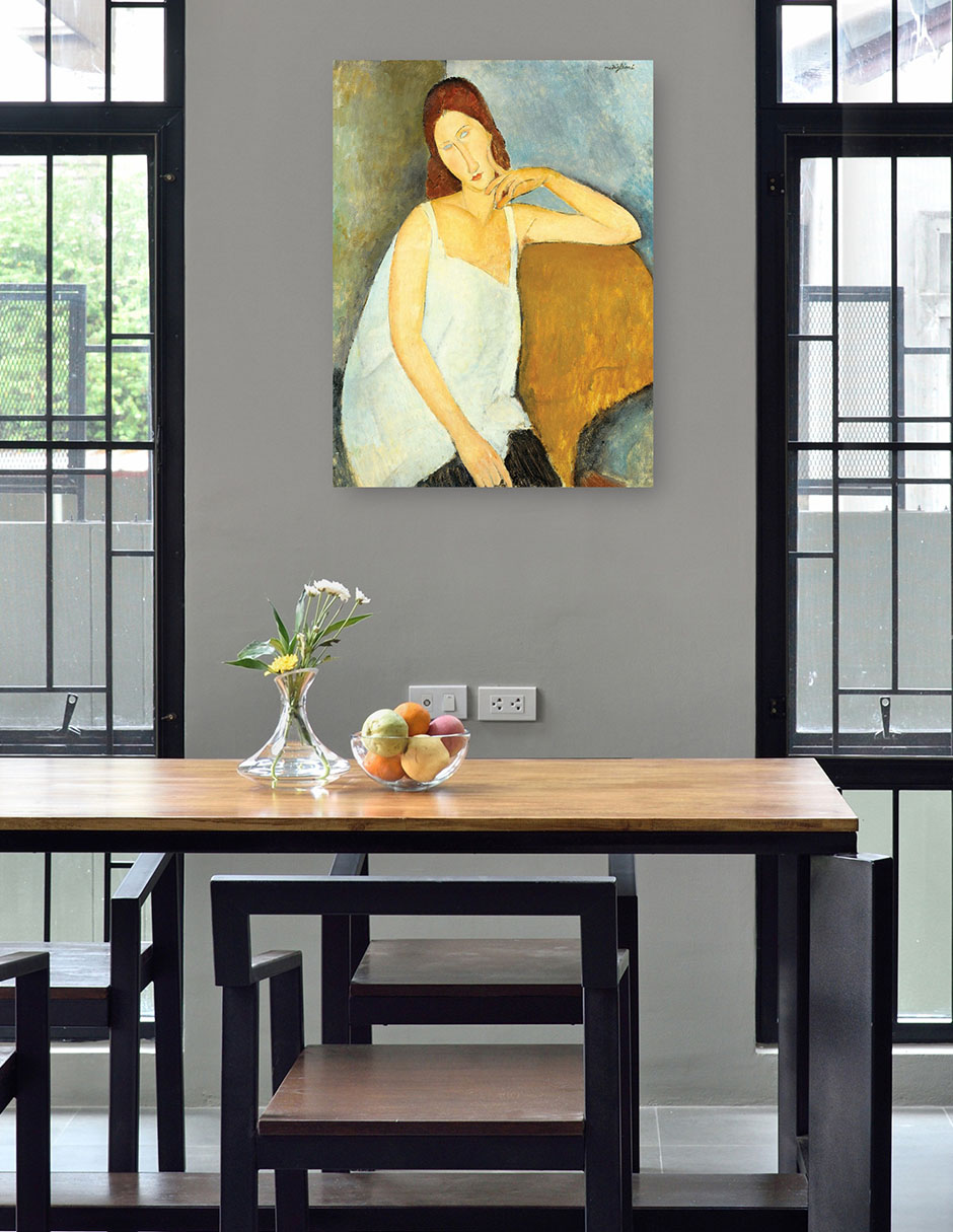 Foto 5 pulgar | Cuadro Decorativo - Jeanne Hébuterne (1898-1920) Arte Mural- Amedeo Modigliani - Fotografía - 46x61 - Fine Art Tj