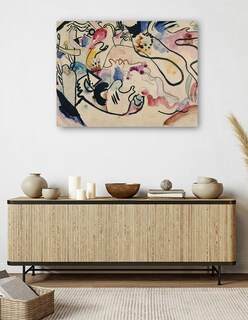 Foto 5 | Cuadro Decorativo - Aquarell Nr. 8 &,#39,etiqueta Jüngster&,#39, (1911)- Wassily Kandinsky - 69x92 - Fine Art Tj