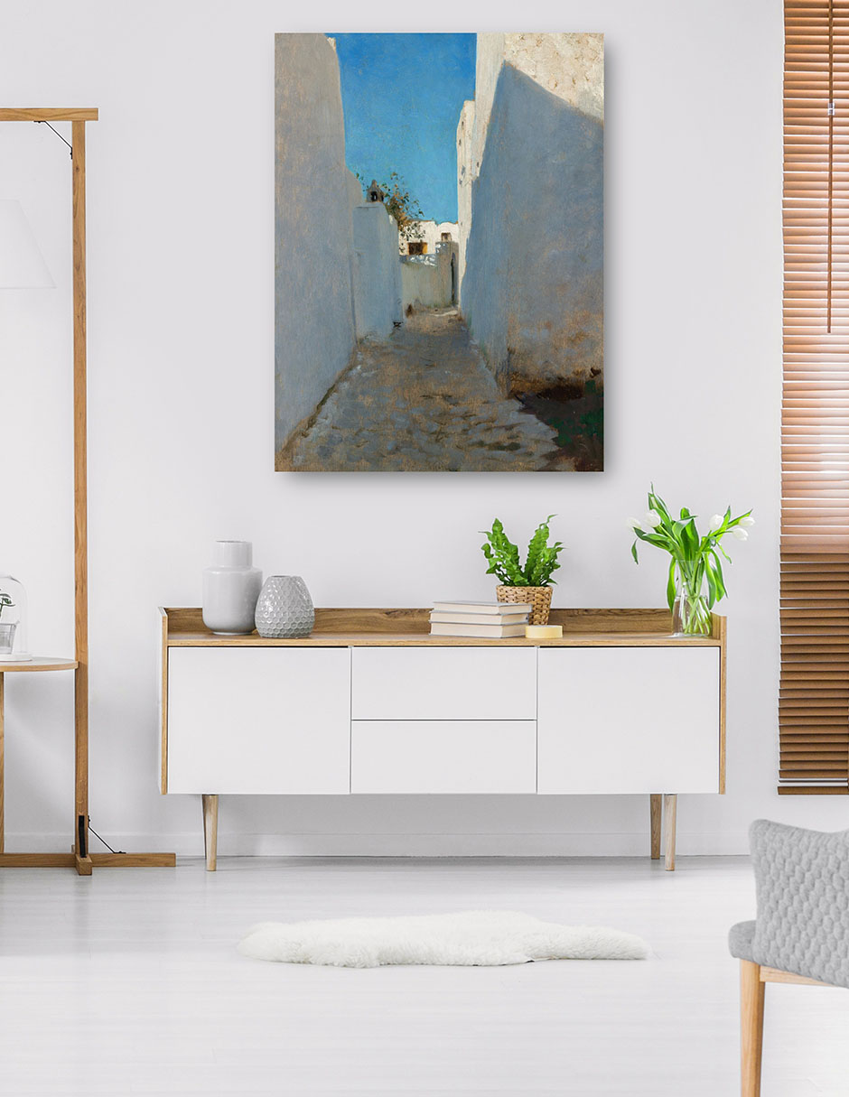 Foto 6 pulgar | Cuadro Decorativo - Una Escena Callejera Marroquí (1879-1880)- John Singer Sargent - Ciudades - 46x61 - Fine Art Tj