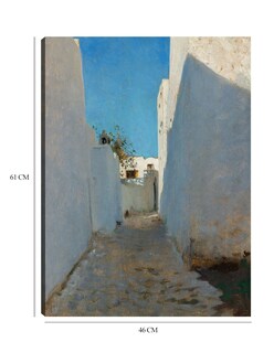 Foto 6 | Cuadro Decorativo - Una Escena Callejera Marroquí (1879-1880)- John Singer Sargent - Ciudades - 46x61 - Fine Art Tj