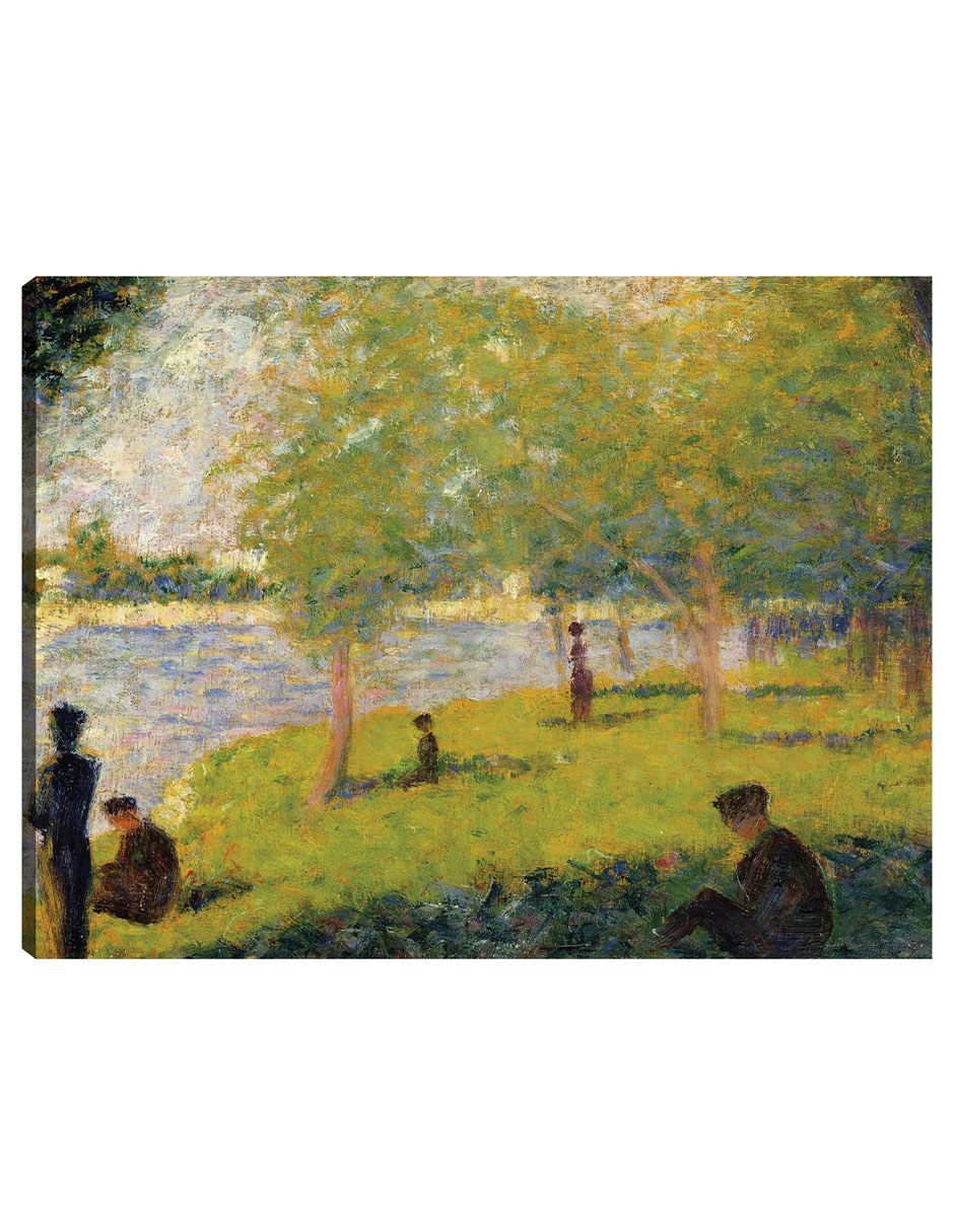 Foto 2 pulgar | Cuadro Decorativo - Estudiar Para Un Domingo En La Grande Jatte (1884)- Georges Seurat - Paisaje - 69x92 - Fine Art Tj