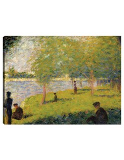 Foto 1 | Cuadro Decorativo - Estudiar Para Un Domingo En La Grande Jatte (1884)- Georges Seurat - Paisaje - 69x92 - Fine Art Tj