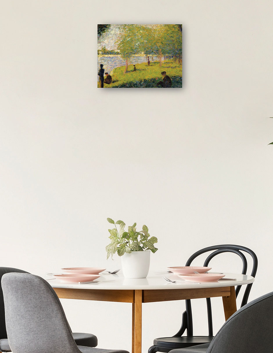Foto 2 | Cuadro Decorativo - Estudiar Para Un Domingo En La Grande Jatte (1884)- Georges Seurat - Paisaje - 69x92 - Fine Art Tj