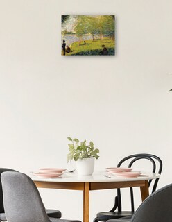 Foto 2 | Cuadro Decorativo - Estudiar Para Un Domingo En La Grande Jatte (1884)- Georges Seurat - Paisaje - 69x92 - Fine Art Tj