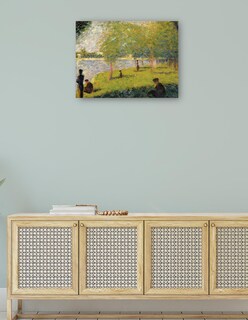 Foto 4 | Cuadro Decorativo - Estudiar Para Un Domingo En La Grande Jatte (1884)- Georges Seurat - Paisaje - 69x92 - Fine Art Tj