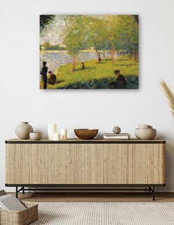 Foto 5 | Cuadro Decorativo - Estudiar Para Un Domingo En La Grande Jatte (1884)- Georges Seurat - Paisaje - 69x92 - Fine Art Tj