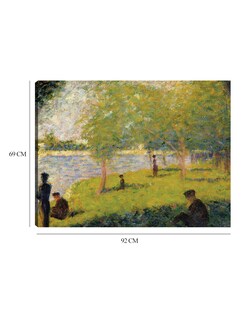 Foto 6 | Cuadro Decorativo - Estudiar Para Un Domingo En La Grande Jatte (1884)- Georges Seurat - Paisaje - 69x92 - Fine Art Tj