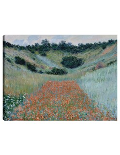 Foto 1 | Cuadro Decorativo - Campo De Amapolas En Una Hondonada Cerca De Giverny (1885)- Claude Monet - Paisaje - 107x143 -