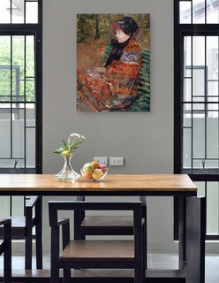 Foto 4 | Cuadro Decorativo - Otoño, Retrato De Lydia Cassatt (1880)- Mary Cassatt - Fotografía - 46x61 - Impresión En