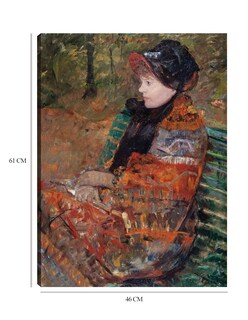 Foto 6 | Cuadro Decorativo - Otoño, Retrato De Lydia Cassatt (1880)- Mary Cassatt - Fotografía - 46x61 - Impresión En