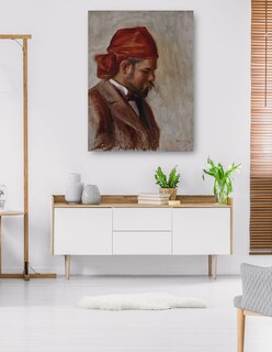 Foto 5 | Cuadro Decorativo - Retrato De Ambroise Vollard Au Foulard Rouge (1899-1906)- Pierre-auguste Renoir - 28x36 - Fine A