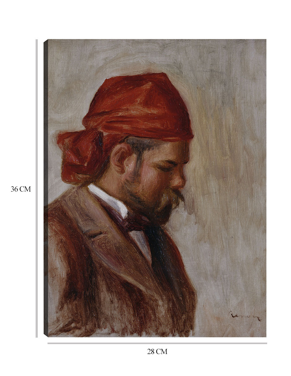 Foto 7 pulgar | Cuadro Decorativo - Retrato De Ambroise Vollard Au Foulard Rouge (1899-1906)- Pierre-auguste Renoir  - 28x36 - Fine A