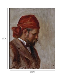 Foto 6 | Cuadro Decorativo - Retrato De Ambroise Vollard Au Foulard Rouge (1899-1906)- Pierre-auguste Renoir - 28x36 - Fine A
