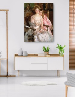 Foto 5 | Cuadro Decorativo - La Señora Fiske Warren (gretchen Osgood) Y Su Hija Rachel (1903)- John Singer Sargent - 28x3