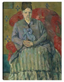 Foto 1 | Cuadro Decorativo - Madame Cézanne En Un Sillón Rojo (hacia 1877)- Paul Cézanne - Fotografía - 46x61 - Fine Art Tj