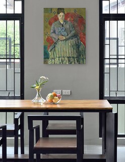 Foto 4 | Cuadro Decorativo - Madame Cézanne En Un Sillón Rojo (hacia 1877)- Paul Cézanne - Fotografía - 46x61 - Fine Art Tj