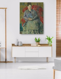 Foto 5 | Cuadro Decorativo - Madame Cézanne En Un Sillón Rojo (hacia 1877)- Paul Cézanne - Fotografía - 46x61 - Fine Art Tj