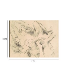 Foto 6 | Cuadro Decorativo - Estudios Para ',entrar En La Guerra', (anverso) (1918)- John Singer Sargent - 46x61 - Fine