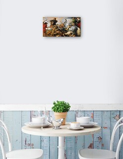 Foto 2 | Cuadro Decorativo - Caza Del Lobo Y El Zorro (hacia 1616)- Peter Paul Rubens - Fotografía - 54x102 - Fine Art Tj