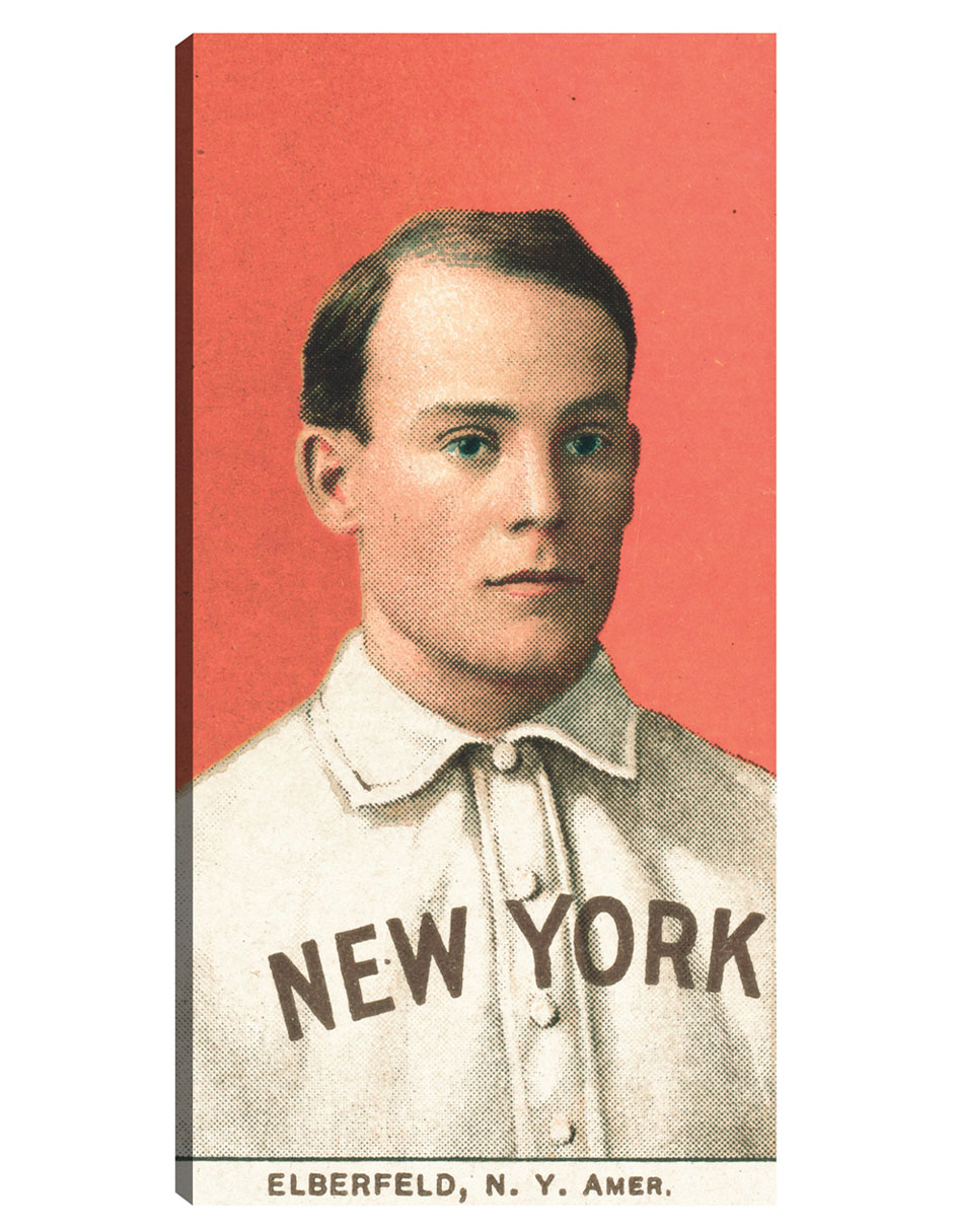 Foto 2 pulgar | Cuadro Decorativo - Kid Elberfeld, New York Highlanders, Retrato De Tarjeta De Béisbol- Library Of Congress - 5