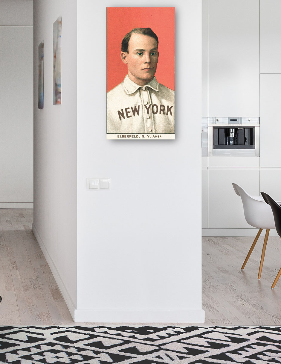 Foto 5 pulgar | Cuadro Decorativo - Kid Elberfeld, New York Highlanders, Retrato De Tarjeta De Béisbol- Library Of Congress - 5
