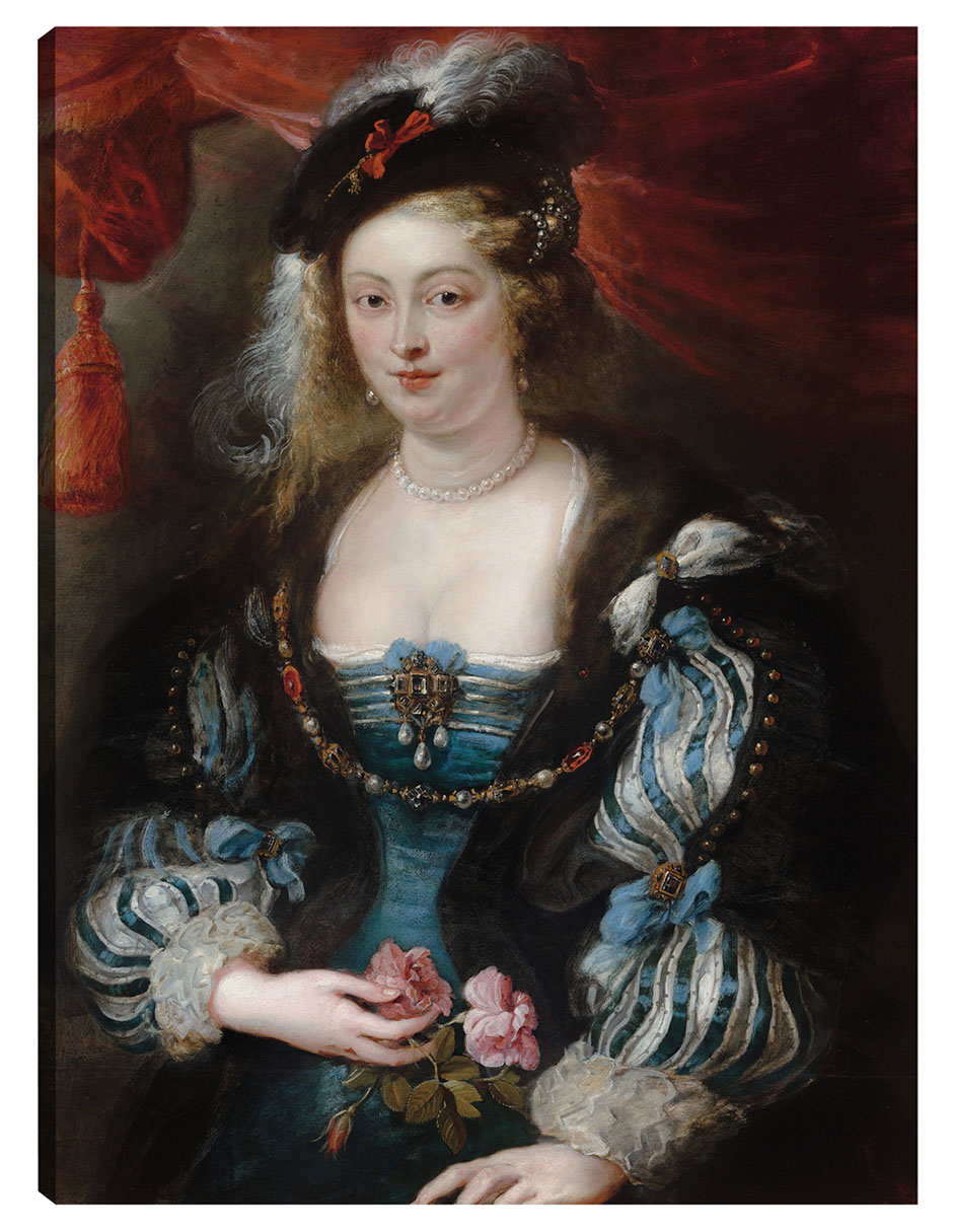 Foto 1 | Cuadro Decorativo - Retrato De Una Mujer Joven (1620 - 1630)- Peter Paul Rubens - Fotografía - 46x61 - Fine Art Tj