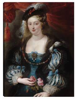 Foto 1 | Cuadro Decorativo - Retrato De Una Mujer Joven (1620 - 1630)- Peter Paul Rubens - Fotografía - 46x61 - Fine Art Tj
