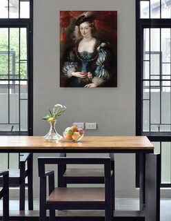 Foto 4 | Cuadro Decorativo - Retrato De Una Mujer Joven (1620 - 1630)- Peter Paul Rubens - Fotografía - 46x61 - Fine Art Tj