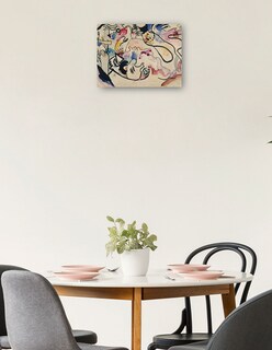 Foto 2 | Cuadro Decorativo - Aquarell Nr. 8 &,#39,etiqueta Jüngster&,#39, (1911)- Wassily Kandinsky - 107x143 - Fine Art T