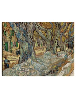 Foto 1 | Cuadro Decorativo - Los Grandes Plátanos (road Menders En Saint-rémy) (1889)- Vincent Van Gogh - Paisaje - 69x92