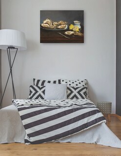 Foto 3 | Cuadro Decorativo - Ostras 1862- Edouard Manet - Fotografía - 46x61 - Impresión En Lienzo - Fine Art Tj