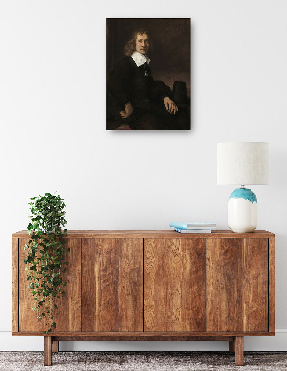 Foto 3 pulgar | Cuadro Decorativo - Un Joven Sentado A Una Mesa (posiblemente Govaert Flinck) (c. 1660)- Rembrandt Van Rijn - 28
