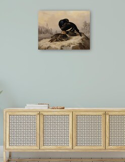 Foto 4 | Cuadro Decorativo - Urogallo Negro, Gallo Y Gallina (1869)- Ferdinand Von Wright - Religión - 46x61 - Fine Art Tj
