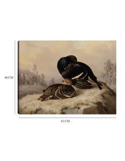 Foto 6 | Cuadro Decorativo - Urogallo Negro, Gallo Y Gallina (1869)- Ferdinand Von Wright - Religión - 46x61 - Fine Art Tj