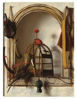 Foto 1 | Cuadro Decorativo - Hornacina Con Equipo De Cetrería, Probablemente De 1660- Christoffel Pierson - 69x92 - Fine Art Tj