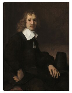 Foto 1 | Cuadro Decorativo - Un Joven Sentado A Una Mesa (posiblemente Govaert Flinck) (c. 1660)- Rembrandt Van Rijn -107