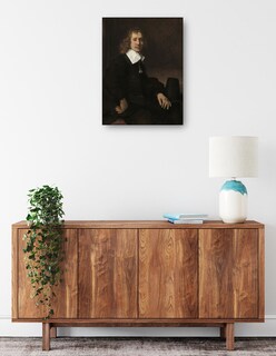 Foto 2 | Cuadro Decorativo - Un Joven Sentado A Una Mesa (posiblemente Govaert Flinck) (c. 1660)- Rembrandt Van Rijn -107
