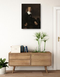 Foto 3 | Cuadro Decorativo - Un Joven Sentado A Una Mesa (posiblemente Govaert Flinck) (c. 1660)- Rembrandt Van Rijn -107