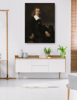 Foto 5 | Cuadro Decorativo - Un Joven Sentado A Una Mesa (posiblemente Govaert Flinck) (c. 1660)- Rembrandt Van Rijn -107